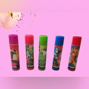 💥5/$10💥 5 Lipsmackers Marvel characters NWOT